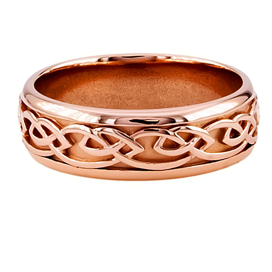 9ct Rose Gold Clogau Wedding Ring Size Z
